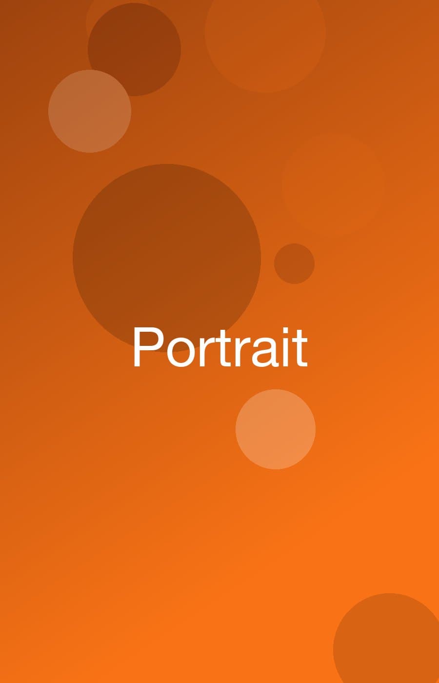 Portrait abstract image